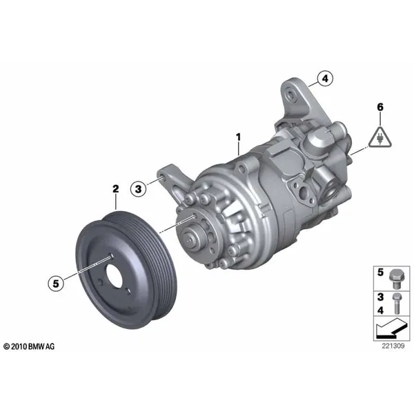 Насос гидроусил.рул.упр./Adaptive Drive