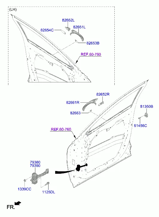 замок передней двери