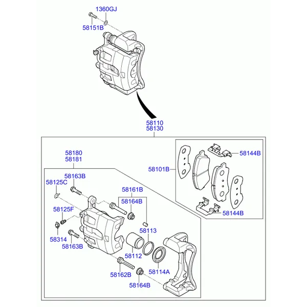 Тормозной механизм переднего колеса