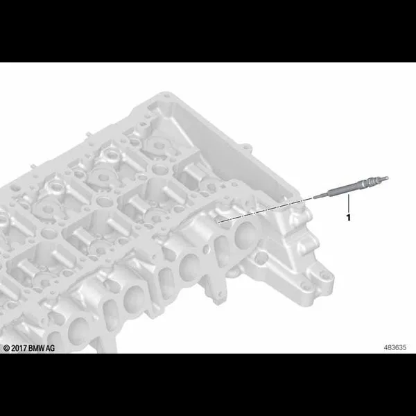 Штифт свечи накаливания
