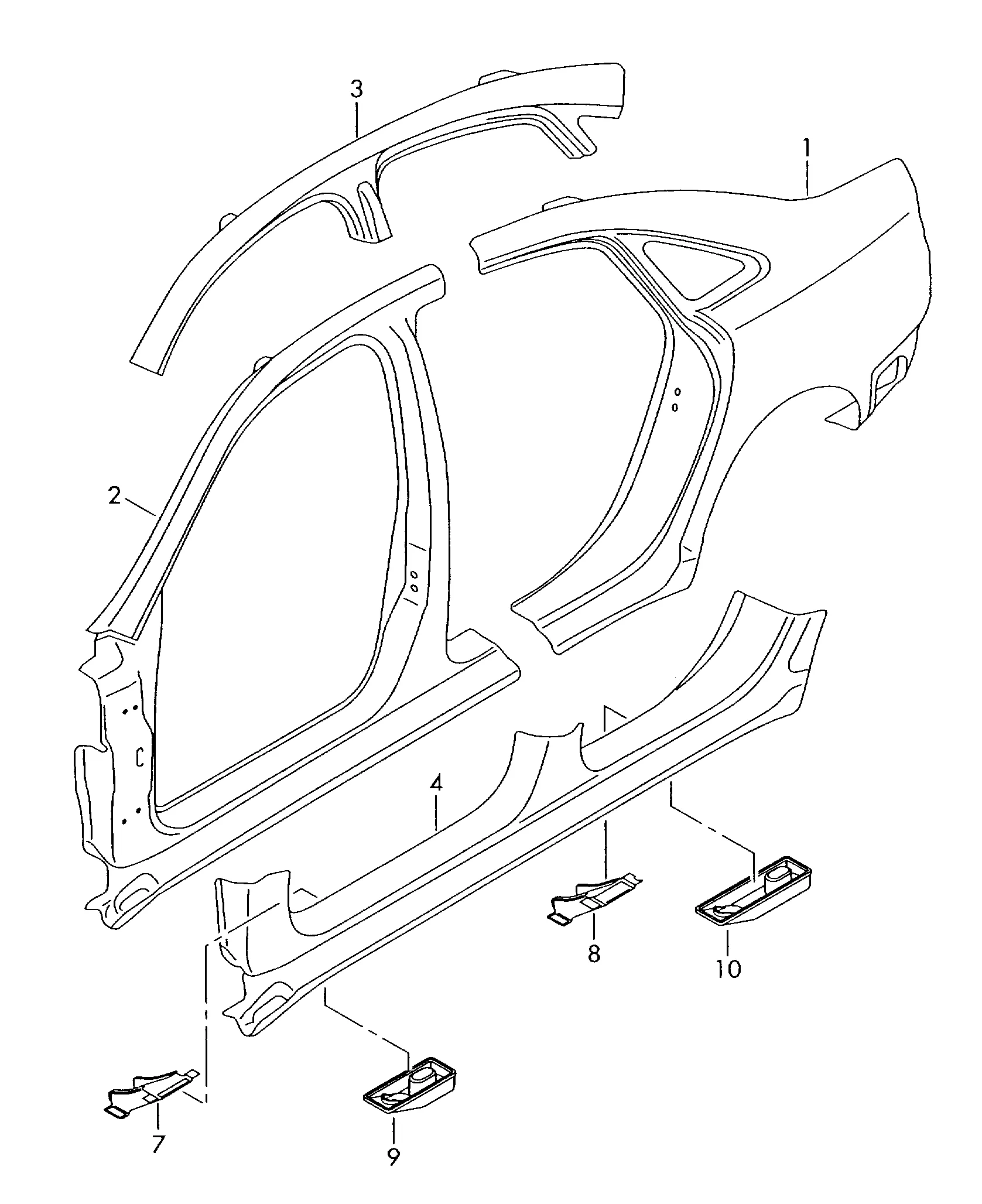 Боковина Отрезная деталь - боковина