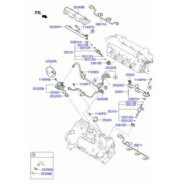 дроссельная заслонка и инжектор