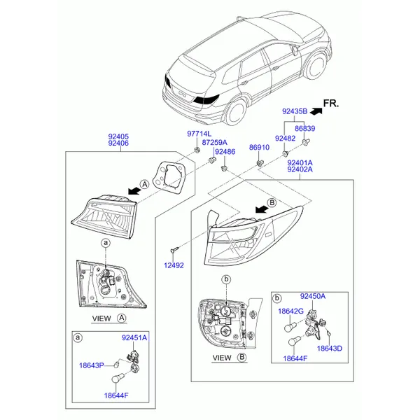 задняя фара