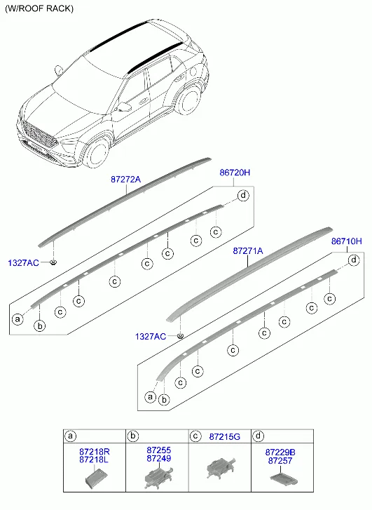 накладка на крышу и задний спойлер