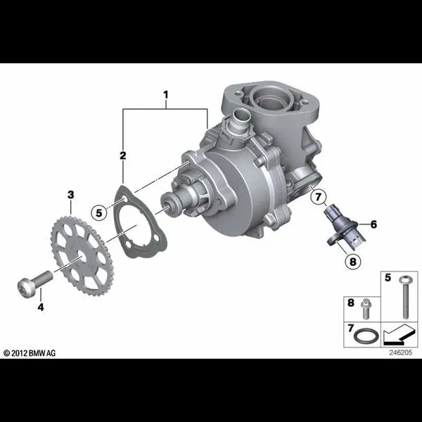Вакуумный насос с подключ.доп.потребит.