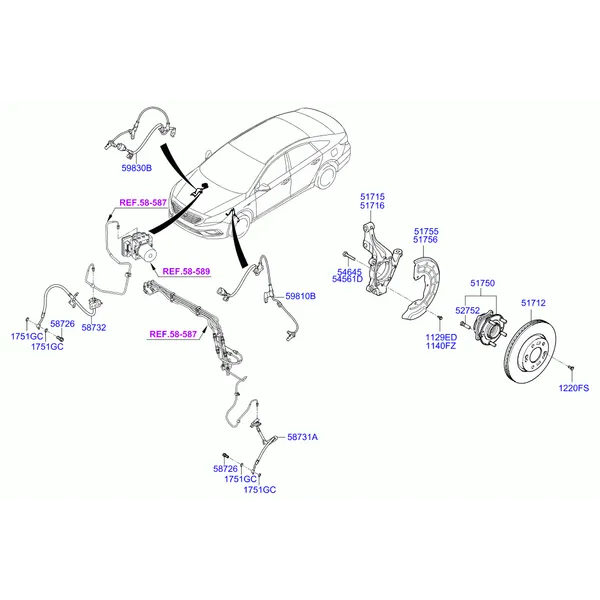 передний мост