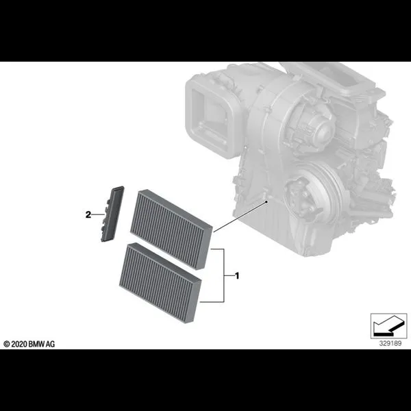 Микрофильтр/фильтр с активирован.углем