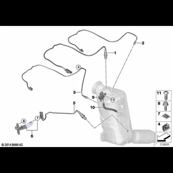 Датчики саж. фильтра/дополн.элементы