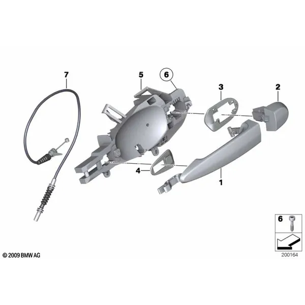 Система замков задней двери