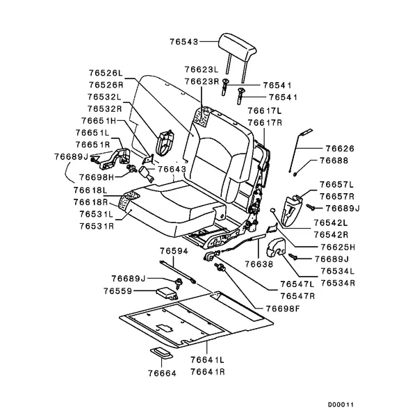 СИДЕНИЯ - СИДЕНЬЯ ТРЕТЬЕГО РЯДА