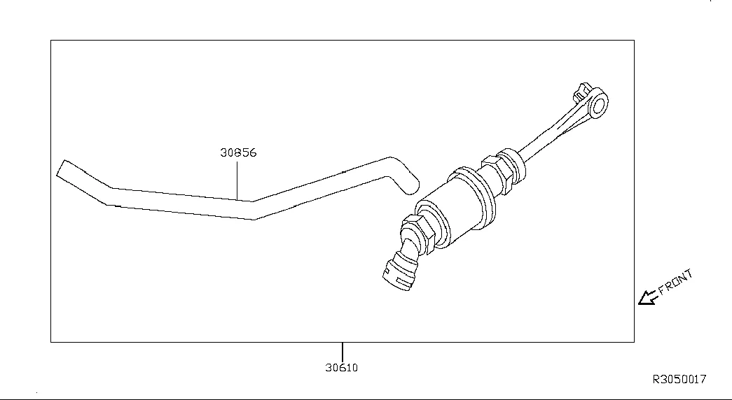 Главный цилиндр сцепления
