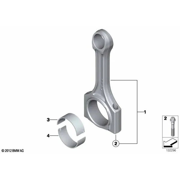 Шатун кривошипно-шатунного механизма