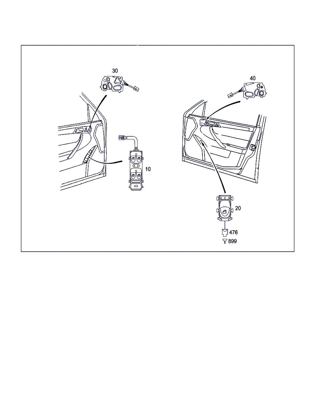 ВЫКЛЮЧАТЕЛЬ В ОБЛИЦОВКЕ ДВЕРИ СПЕРЕДИ
