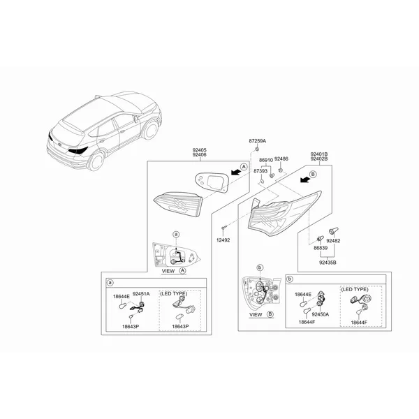 задняя фара