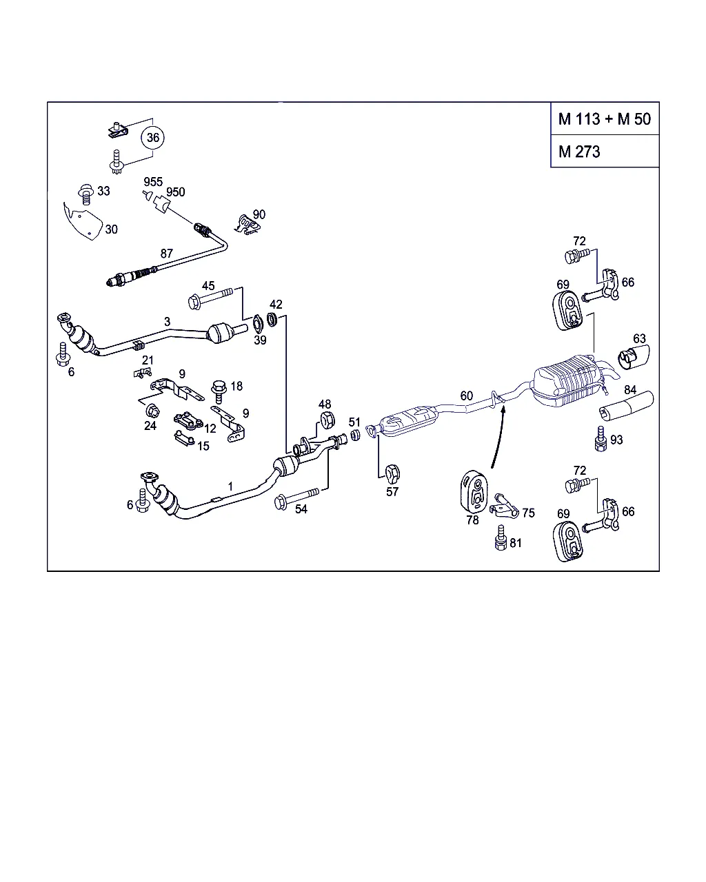 СИСТЕМА ВЫПУСКА ОГ ДЛЯ 8-ЦИЛ. БЕНЗ. АВТОМОБИЛЕЙ