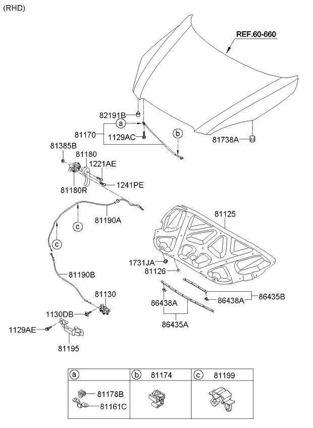 отделка капота