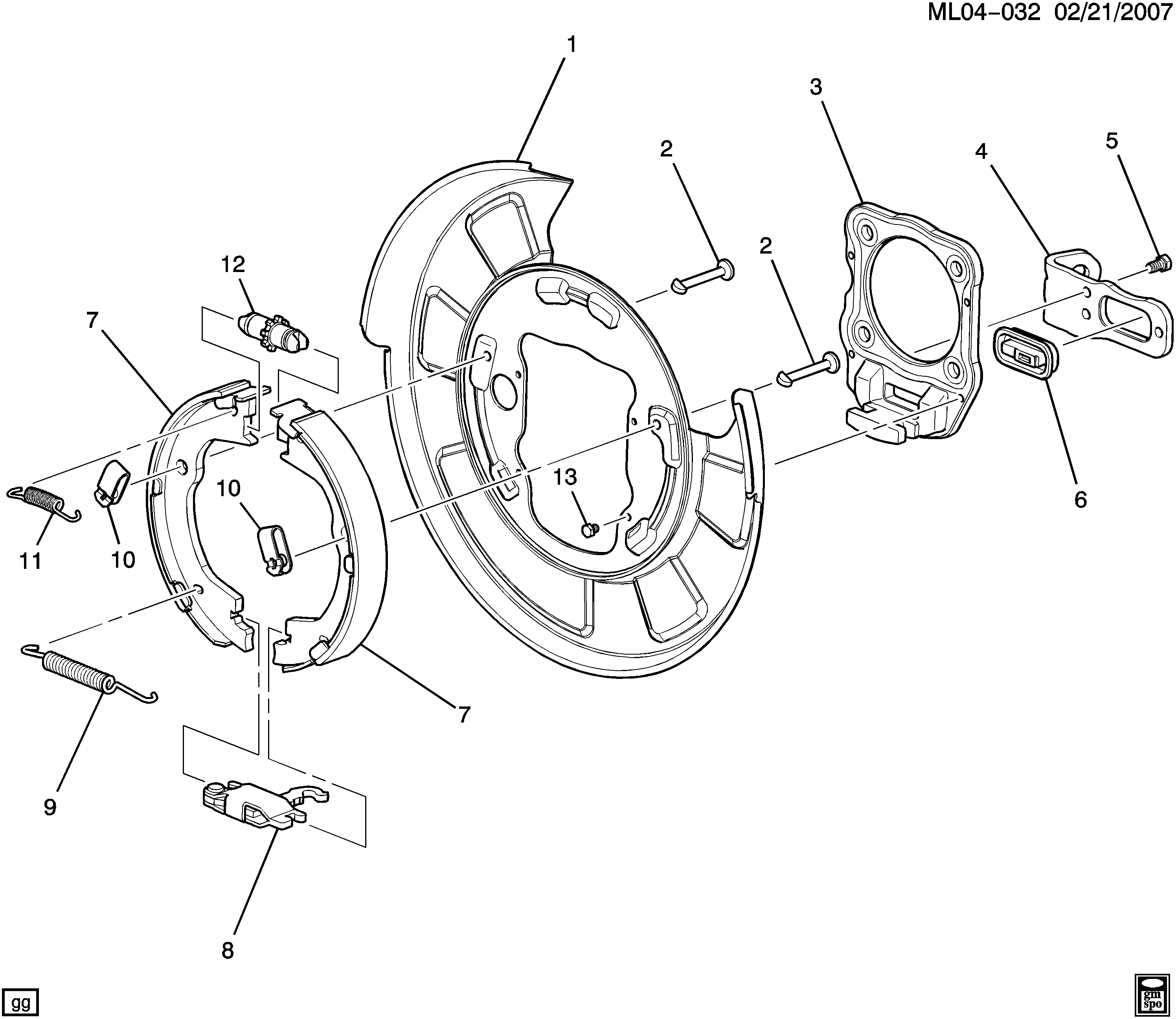 PARKING BRAKE ASM