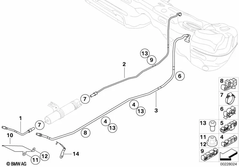 Топливопроводы/элементы крепления