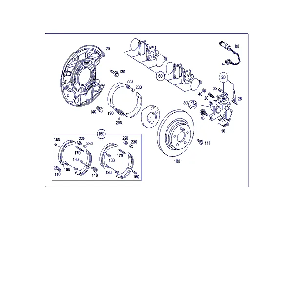 ТОРМОЗ ЗАДНЕГО КОЛЕСА