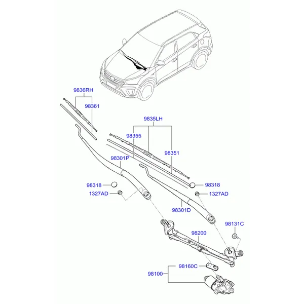 стеклоочиститель ветрового стекла
