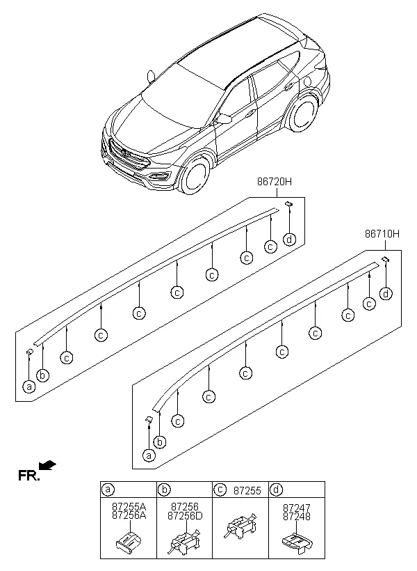 накладка на крышу и задний спойлер