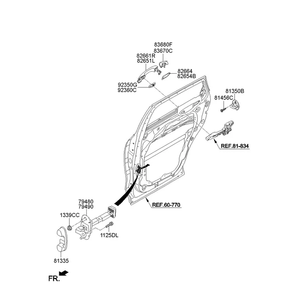 REAR DOOR LOCKING